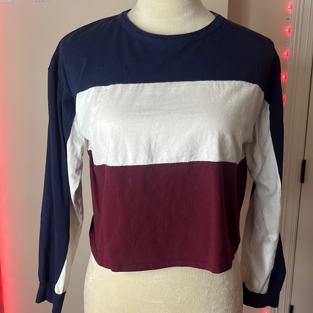 cropped long sleeve